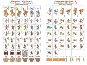 Chevauchées 2 - Horse Raiders 2 Countersheet